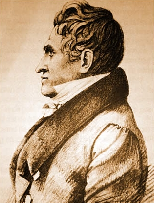François Mingaud, getekend door C. Rodius in 1827.