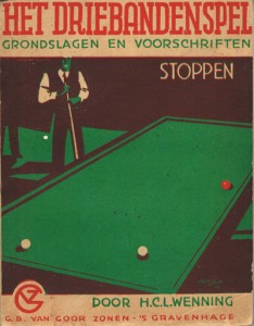 H.C.L. Wenning - Het driebandenspel (1936)