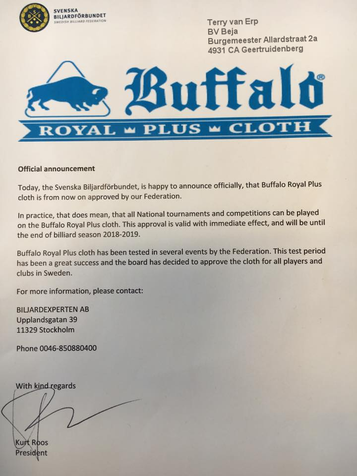 Buffalo-Royal-Plus-laken-goedgekeurd
